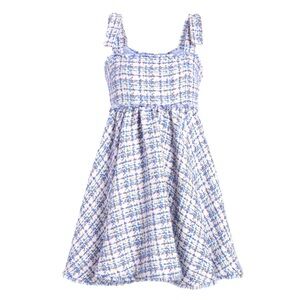 Likely
Drea Tweed Babydoll Dress
Blue Multi
Size 10 NWT